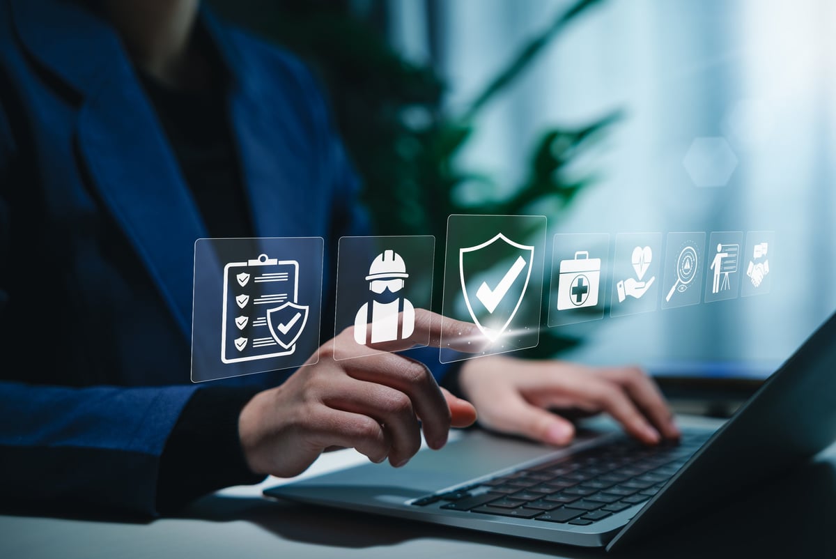 Compliance dashboard and safety monitoring interface